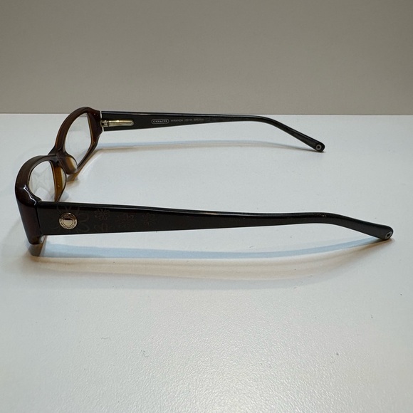 FRAMES ONLY- COACH MIRANDA (2014) BROWN 46•16•135 COACH EYEGLASSES FRAMES - Picture 4 of 14